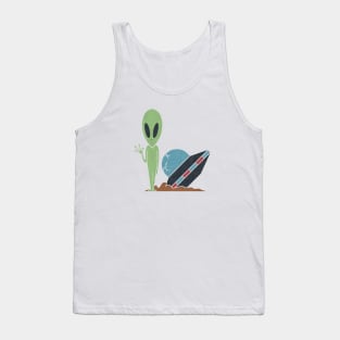 Ufo Crash Tank Top